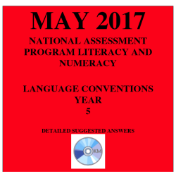 Year 5 May 2017 Language - Answers